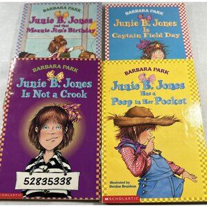 Junie B Jones Kids Book Lot Summer Reading Grandkids 4 Paperback